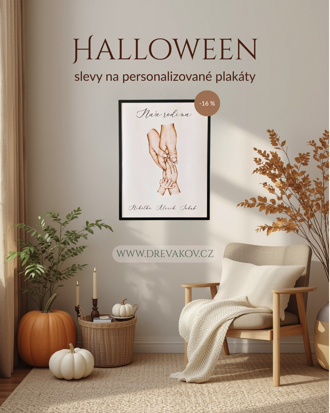 Halloween ruce rodiny CZ